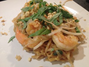 Shrimp pad Thai